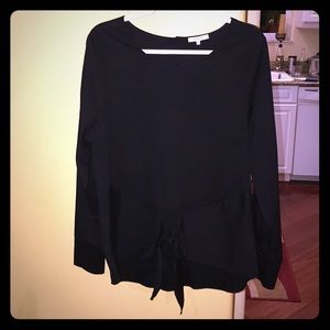 Black Dress Shirt with Bow! New, Never Worn.
